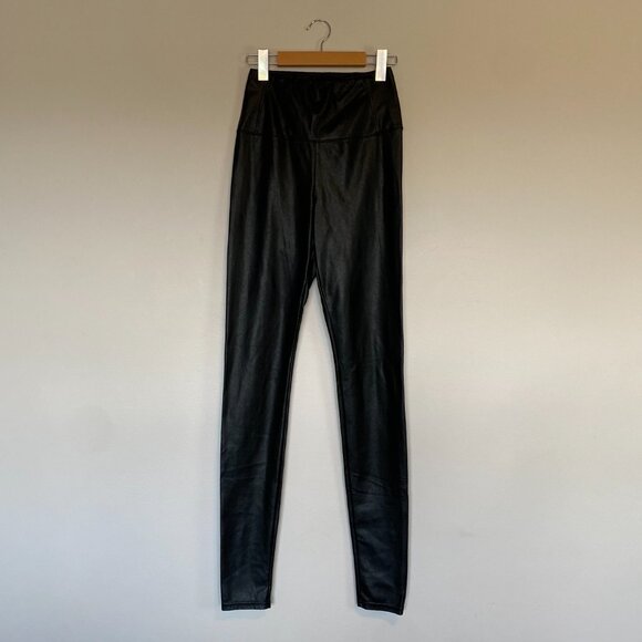 Wilfred Free Daria Pant High Waisted Faux Leather Leggings, Ladies Size Medium - Picture 2 of 6